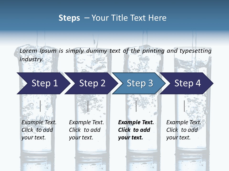 Fresh Water Ripple PowerPoint Template