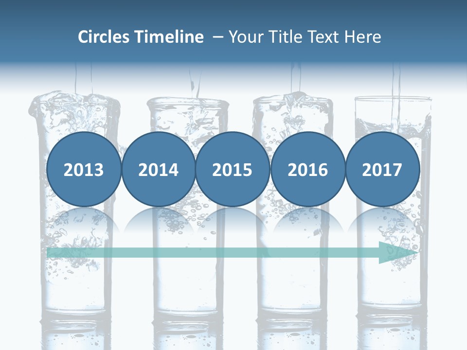 Fresh Water Ripple PowerPoint Template