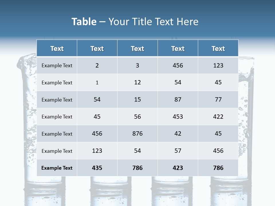 Fresh Water Ripple PowerPoint Template