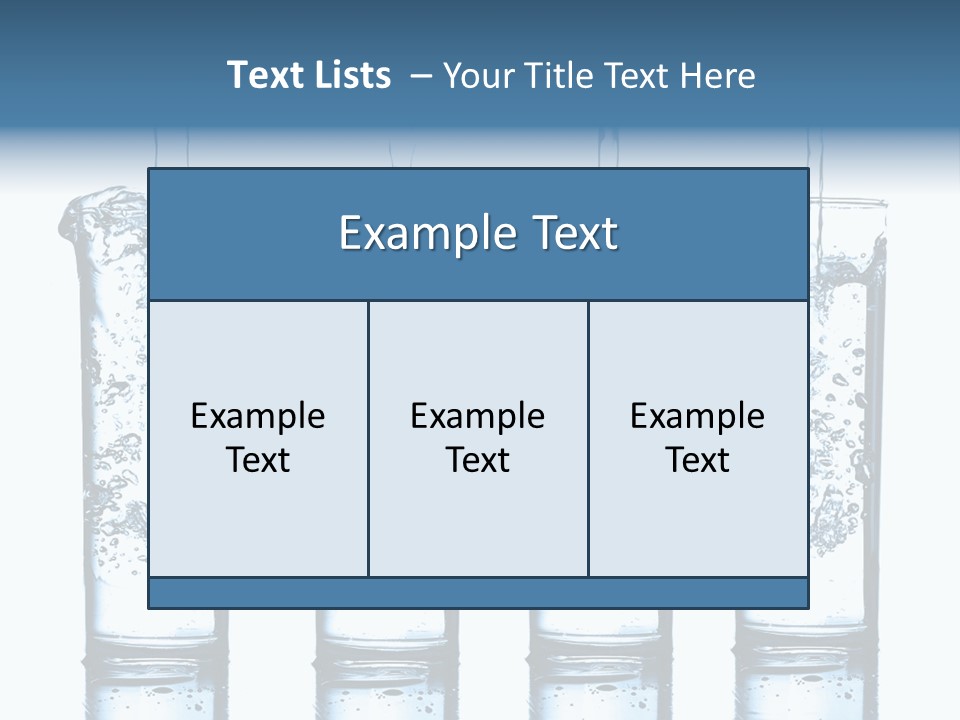 Fresh Water Ripple PowerPoint Template