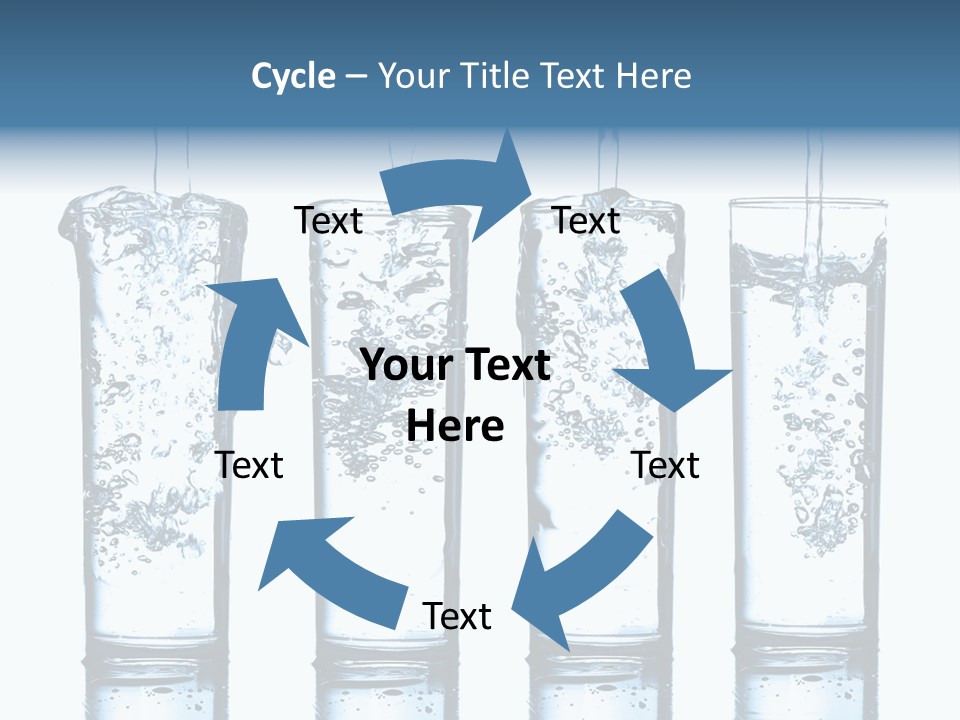 Fresh Water Ripple PowerPoint Template