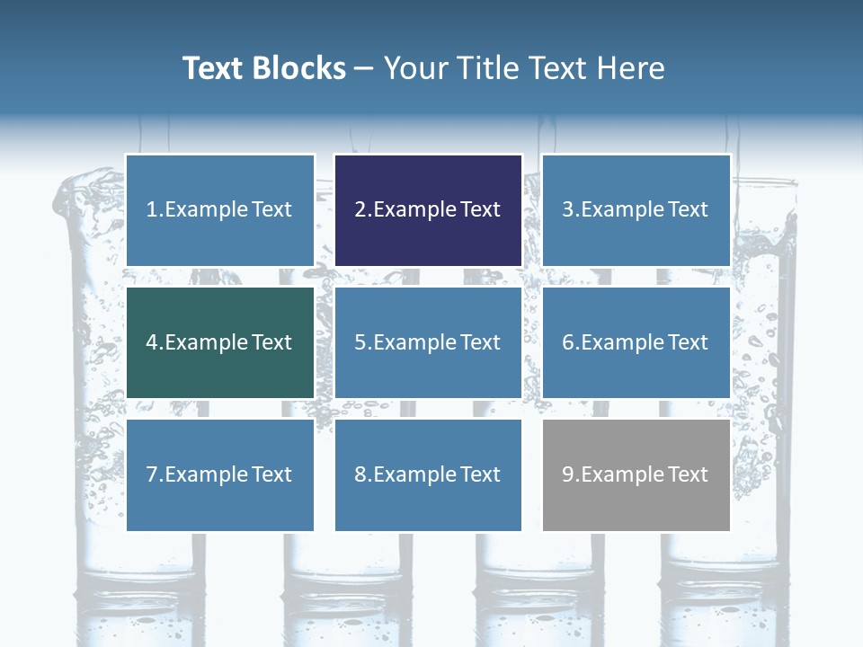 Fresh Water Ripple PowerPoint Template