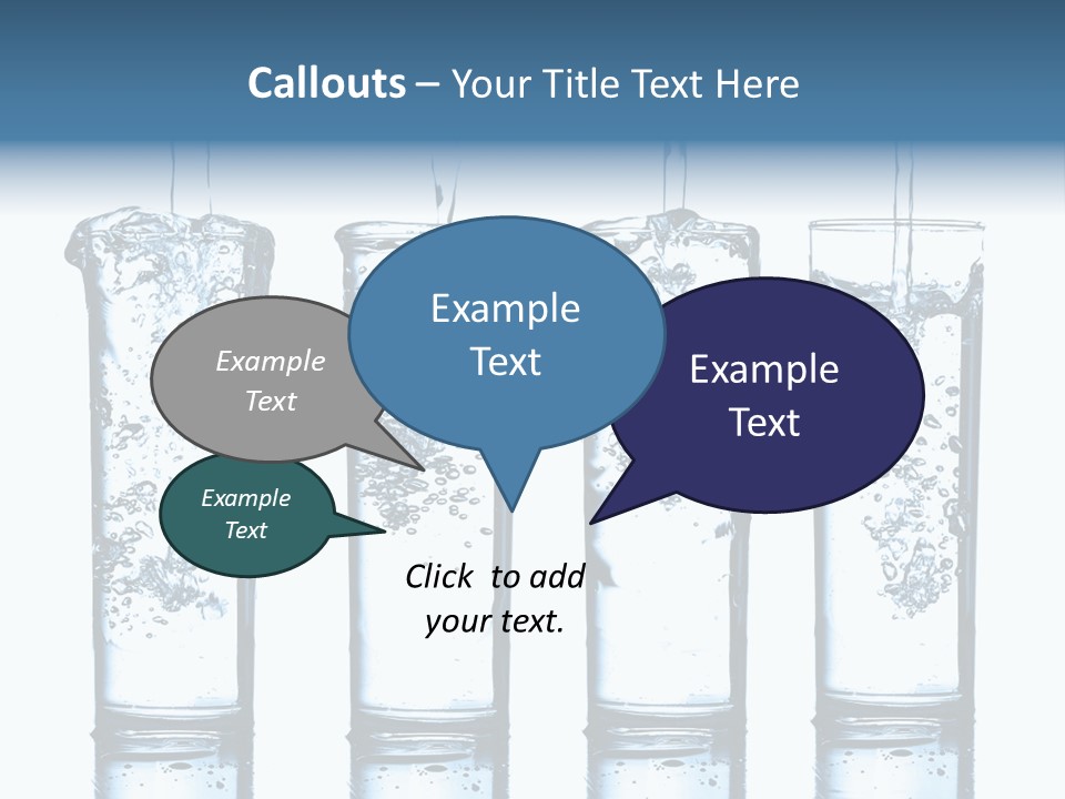 Fresh Water Ripple PowerPoint Template