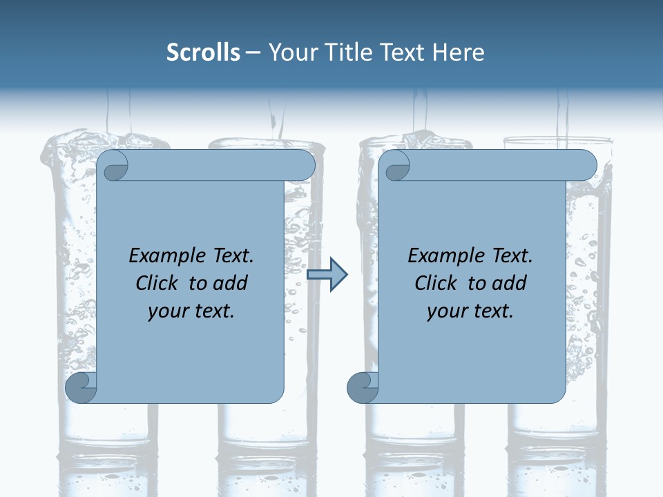 Fresh Water Ripple PowerPoint Template