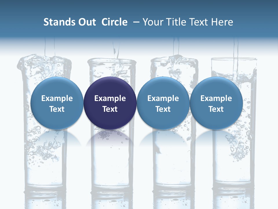 Fresh Water Ripple PowerPoint Template