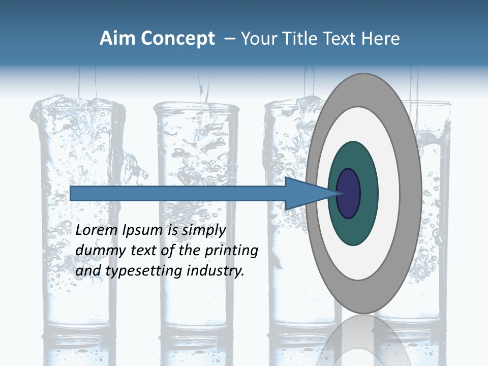 Fresh Water Ripple PowerPoint Template