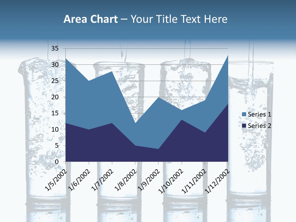 Fresh Water Ripple PowerPoint Template