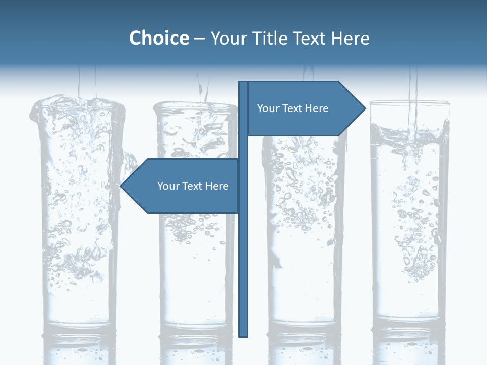 Fresh Water Ripple PowerPoint Template