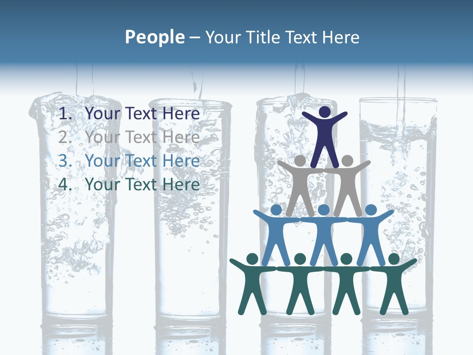 Fresh Water Ripple PowerPoint Template