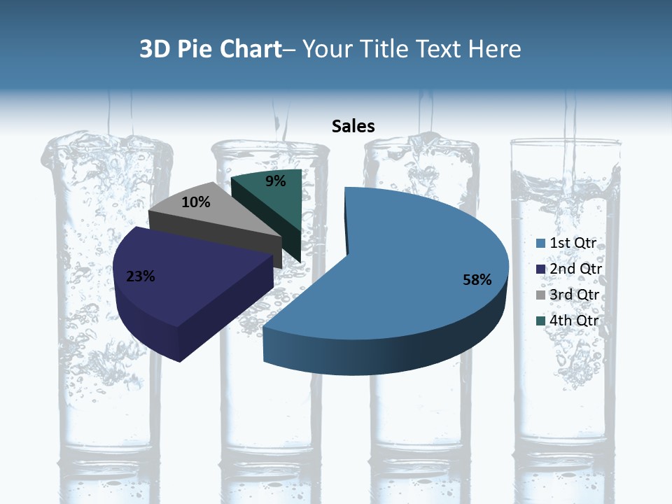 Fresh Water Ripple PowerPoint Template