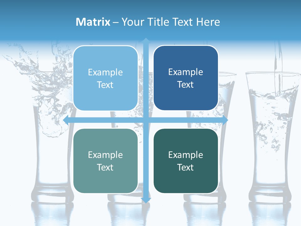 Cube Isolated Flowing PowerPoint Template