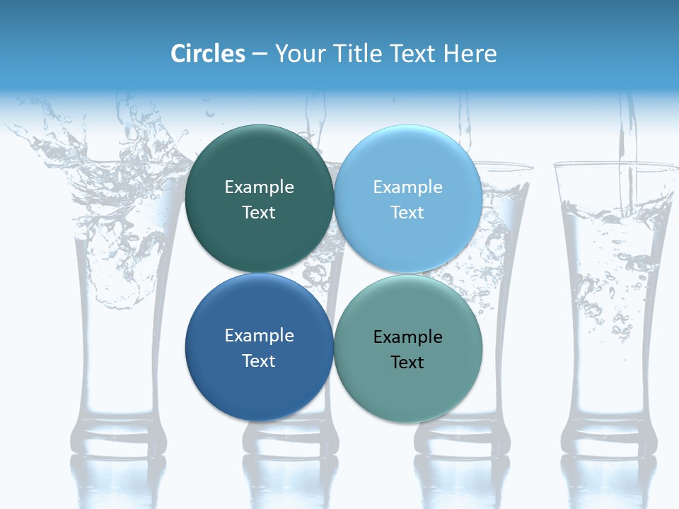 Cube Isolated Flowing PowerPoint Template