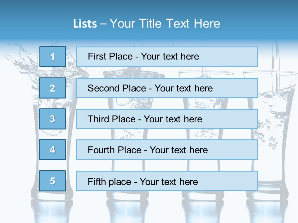 Cube Isolated Flowing PowerPoint Template