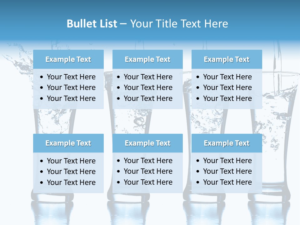 Cube Isolated Flowing PowerPoint Template