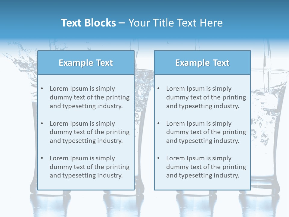 Cube Isolated Flowing PowerPoint Template