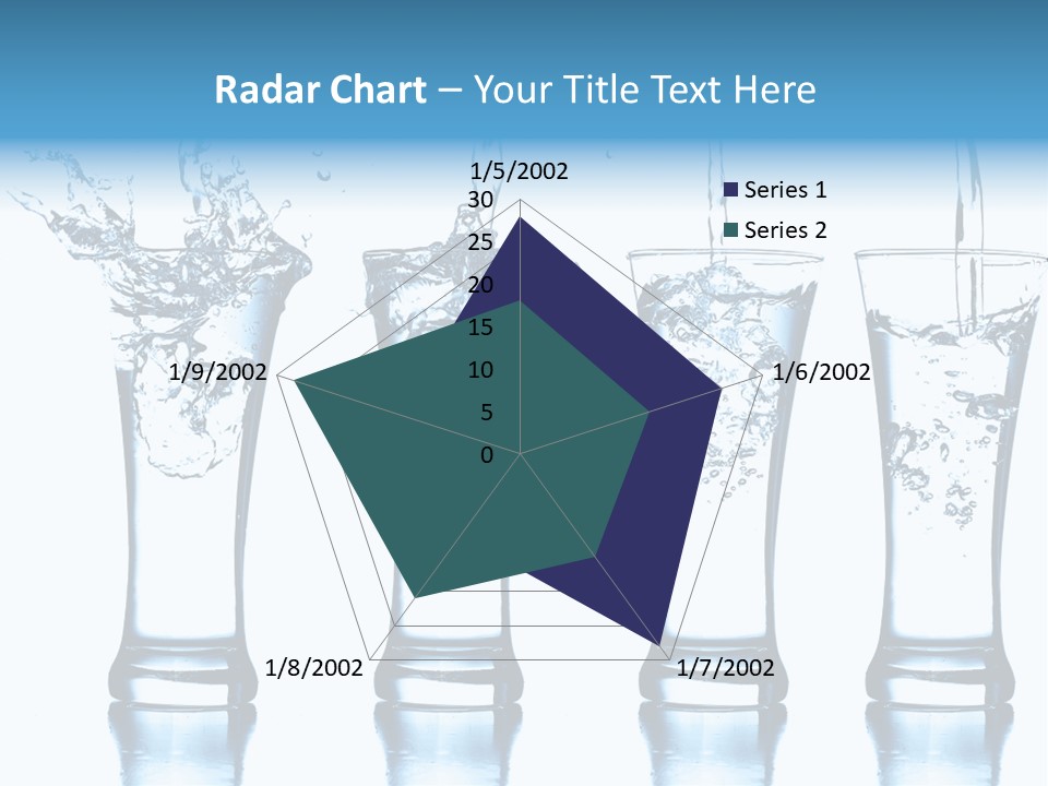 Cube Isolated Flowing PowerPoint Template