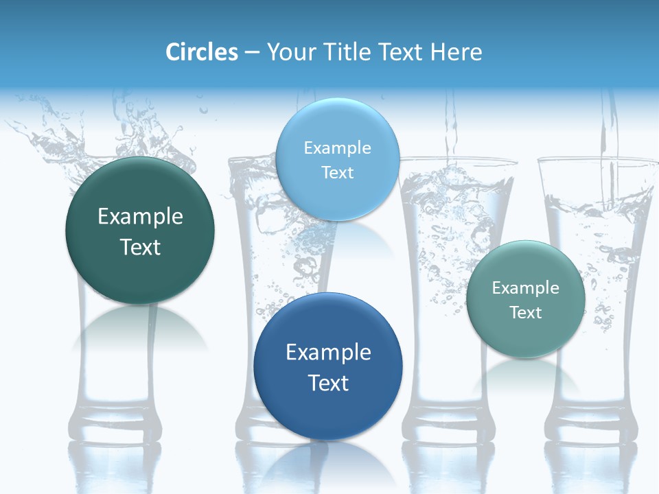 Cube Isolated Flowing PowerPoint Template