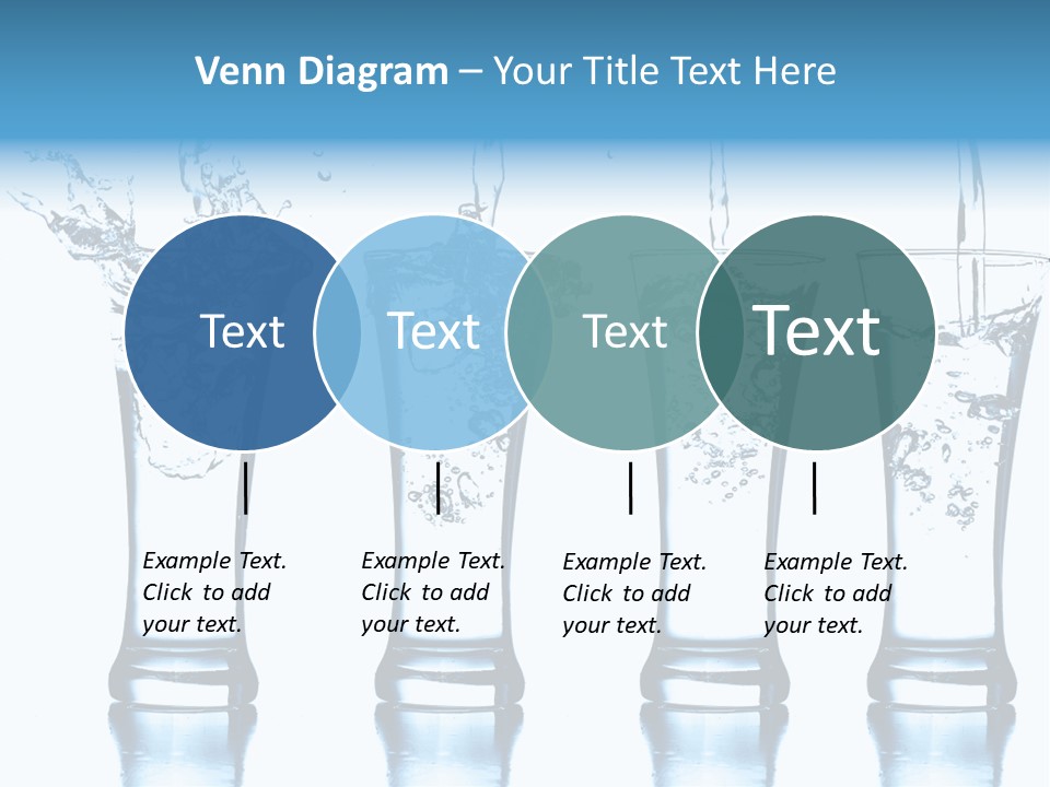 Cube Isolated Flowing PowerPoint Template