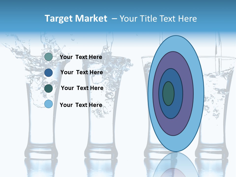 Cube Isolated Flowing PowerPoint Template