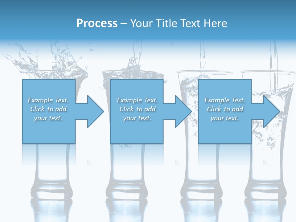 Cube Isolated Flowing PowerPoint Template