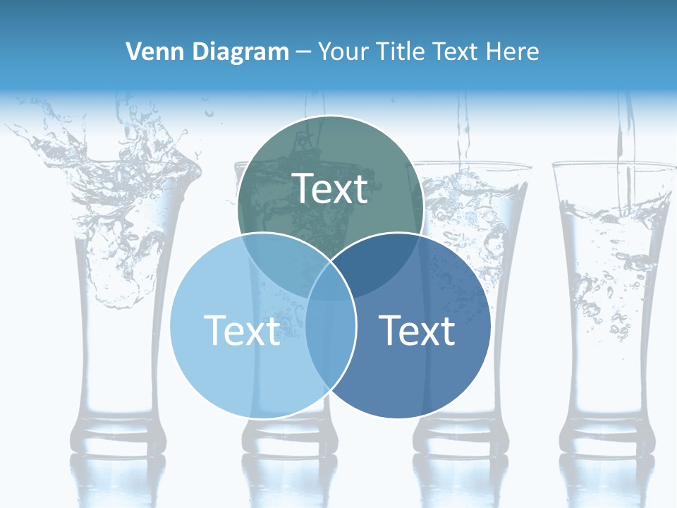 Cube Isolated Flowing PowerPoint Template