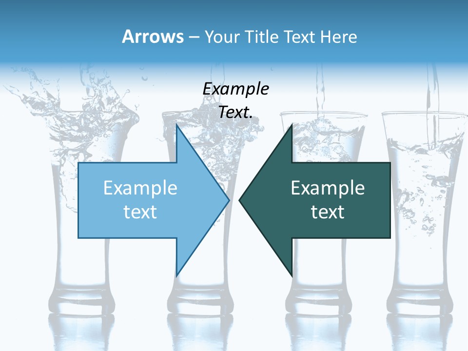 Cube Isolated Flowing PowerPoint Template
