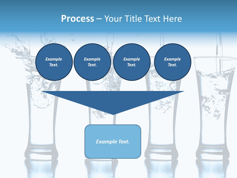 Cube Isolated Flowing PowerPoint Template