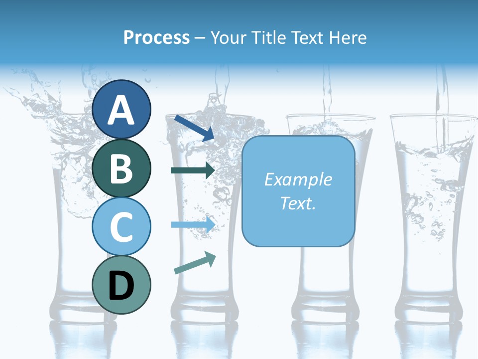 Cube Isolated Flowing PowerPoint Template