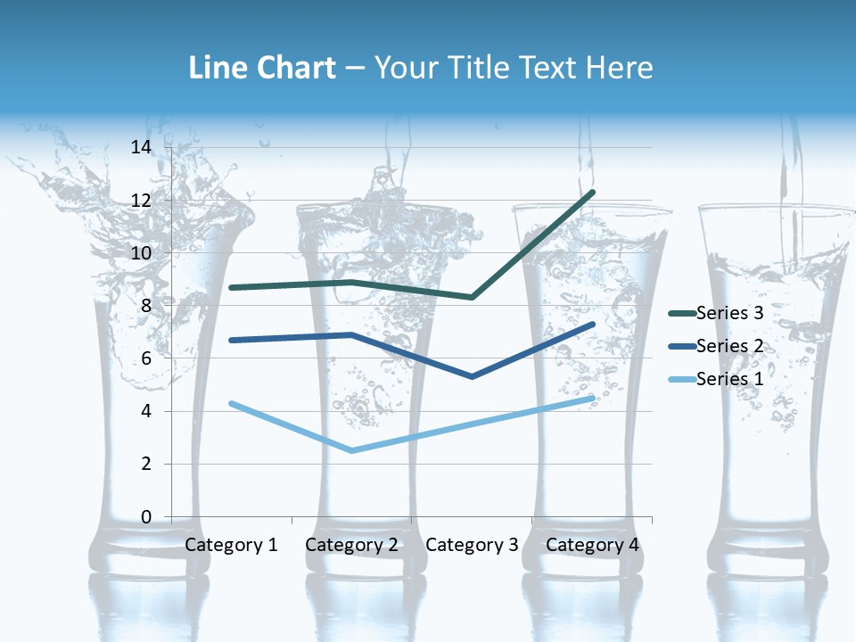 Cube Isolated Flowing PowerPoint Template