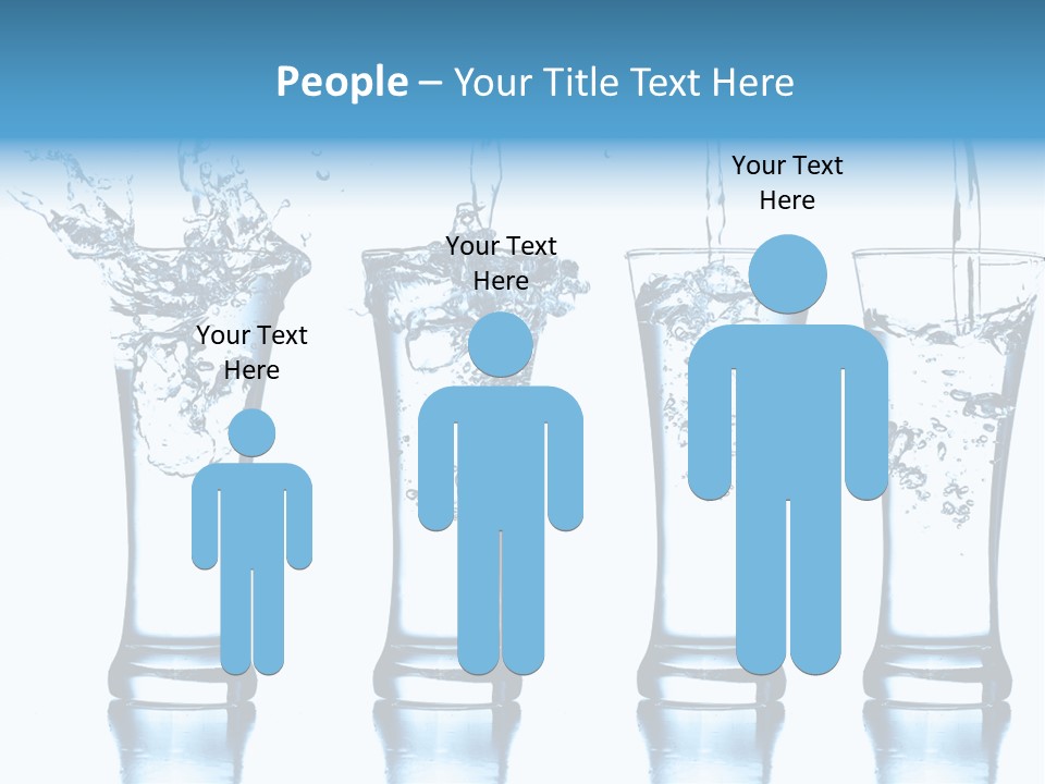 Cube Isolated Flowing PowerPoint Template