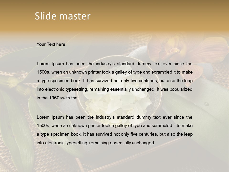 Body Salt Renew PowerPoint Template