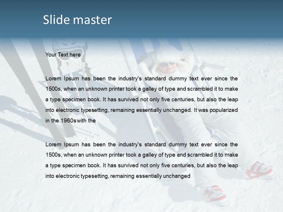 Exercising Tirol Girl PowerPoint Template