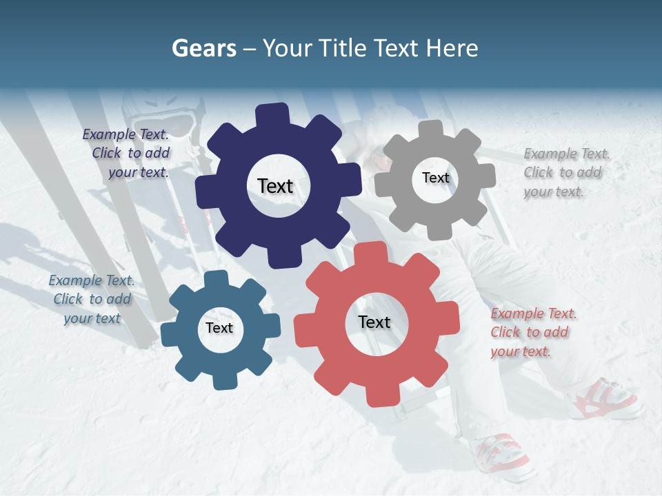 Exercising Tirol Girl PowerPoint Template