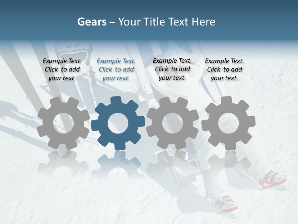 Exercising Tirol Girl PowerPoint Template