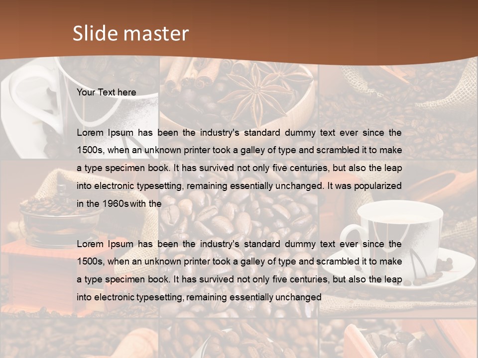 Taste Life Background PowerPoint Template