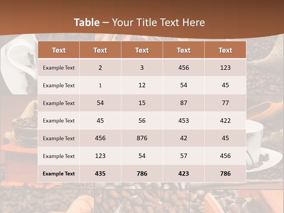 Taste Life Background PowerPoint Template