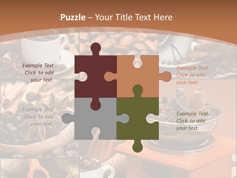 Roasted Beverage Style PowerPoint Template