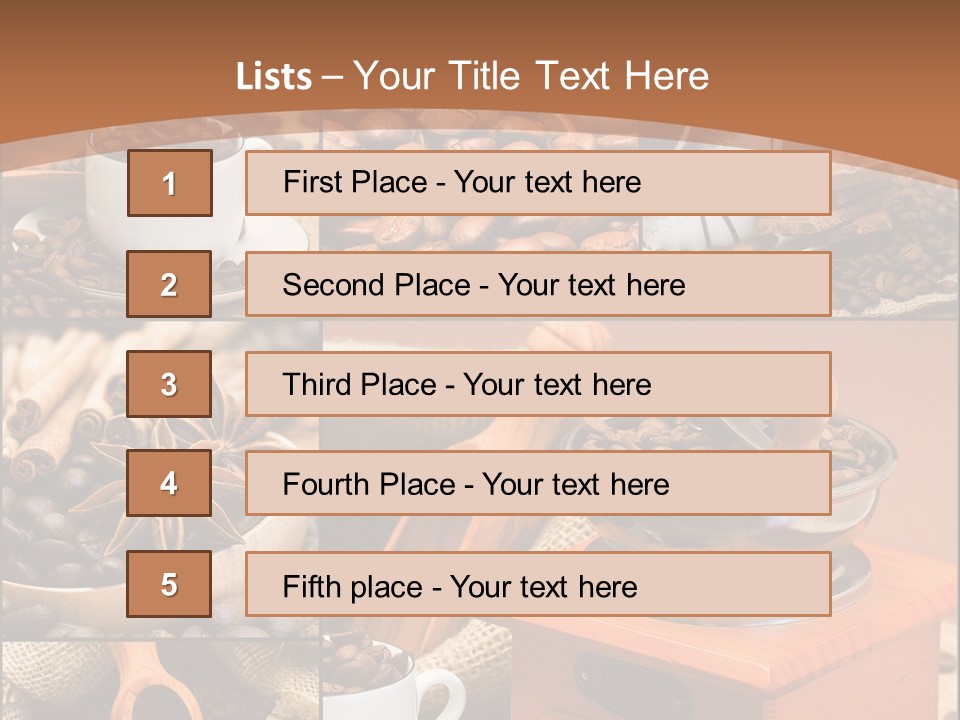 Roasted Beverage Style PowerPoint Template