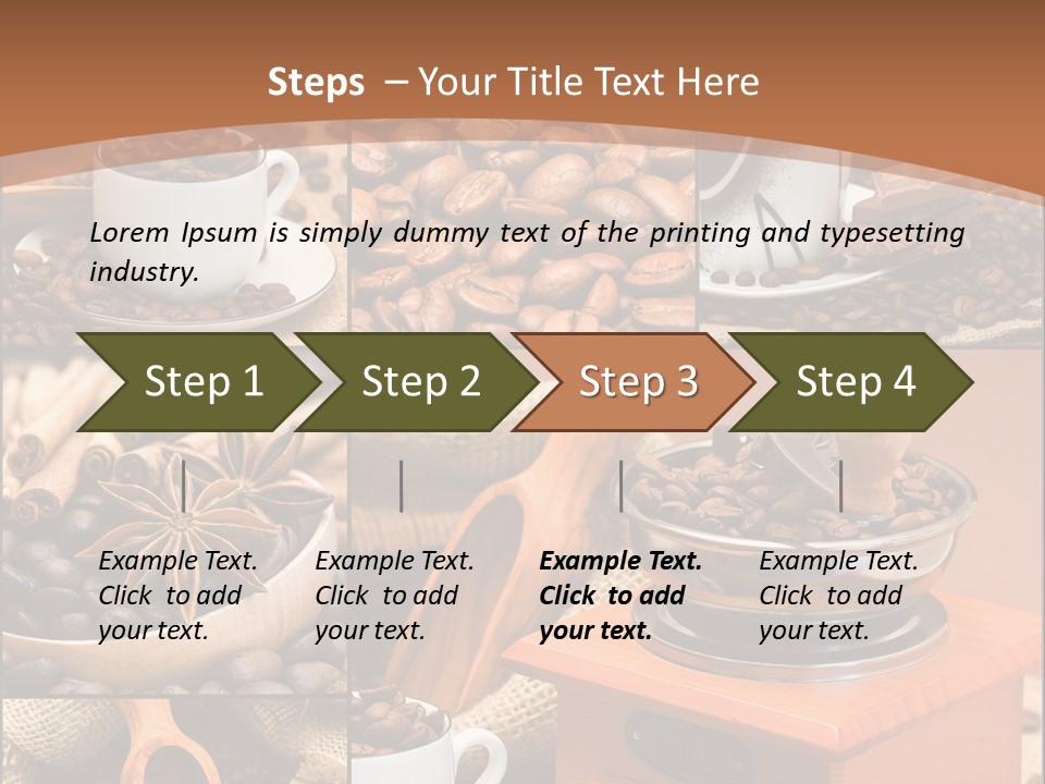 Roasted Beverage Style PowerPoint Template