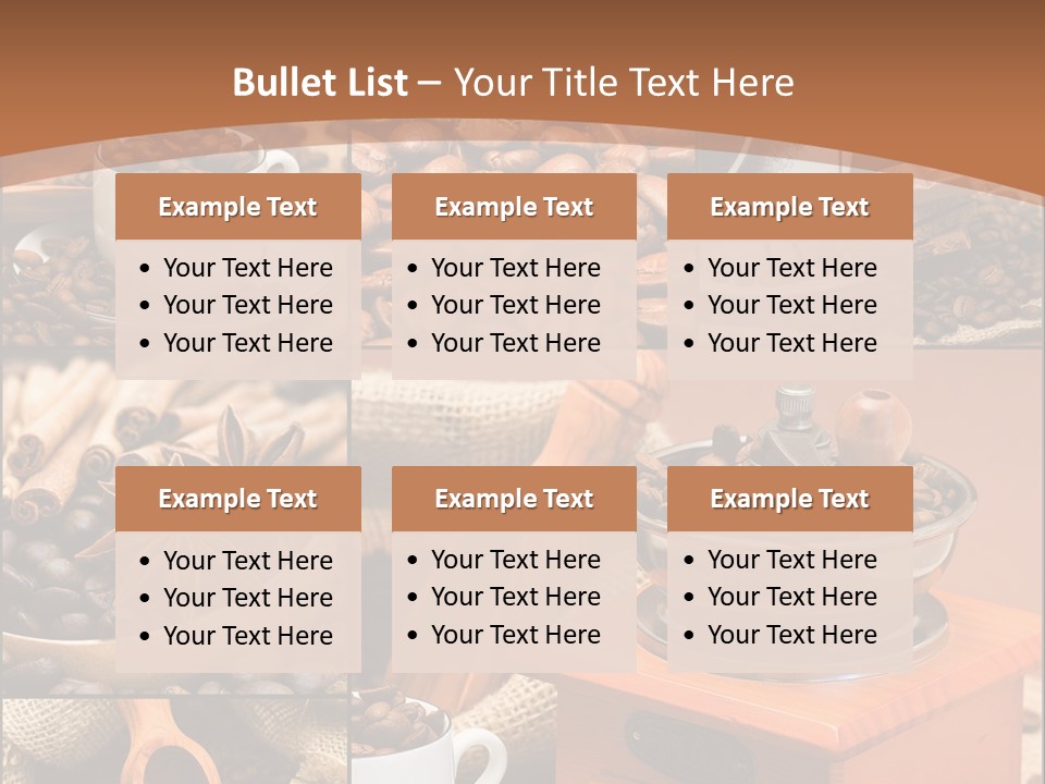 Roasted Beverage Style PowerPoint Template