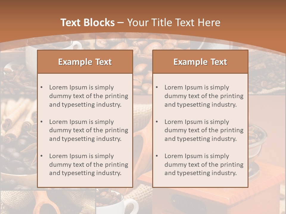 Roasted Beverage Style PowerPoint Template