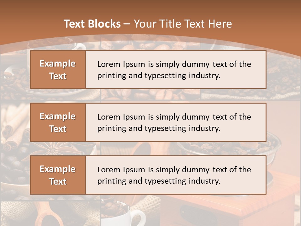 Roasted Beverage Style PowerPoint Template