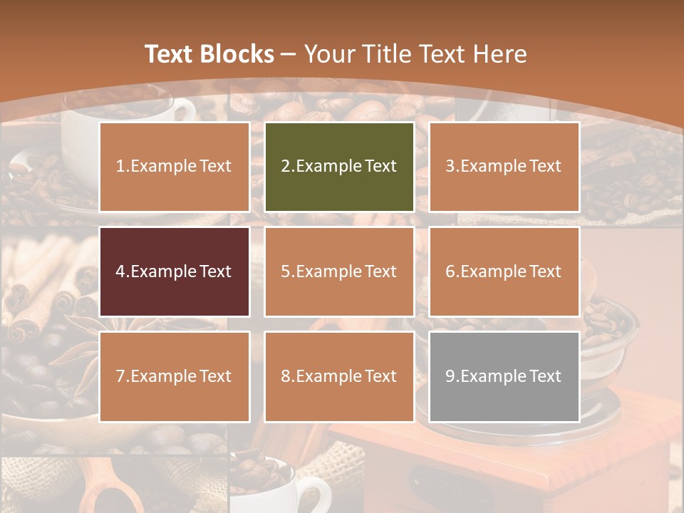 Roasted Beverage Style PowerPoint Template