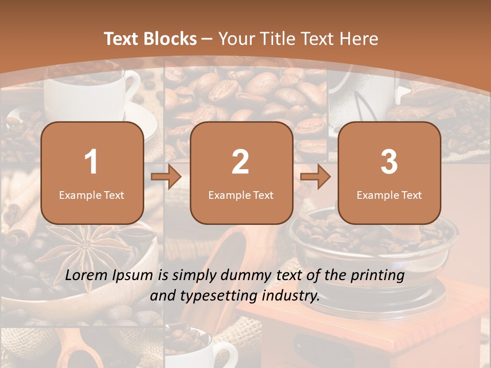 Roasted Beverage Style PowerPoint Template