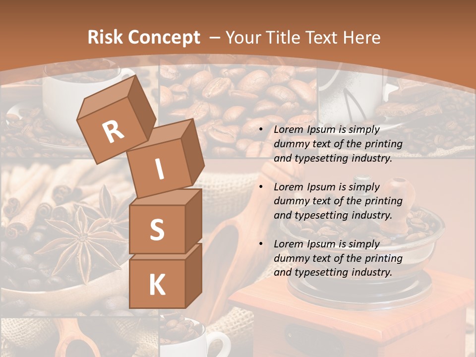 Roasted Beverage Style PowerPoint Template