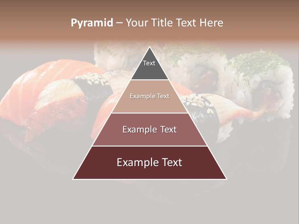 Slice Salmon Oriental PowerPoint Template