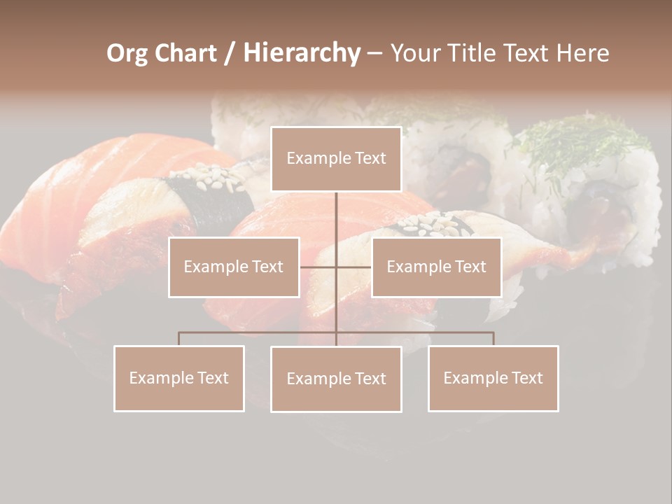 Slice Salmon Oriental PowerPoint Template