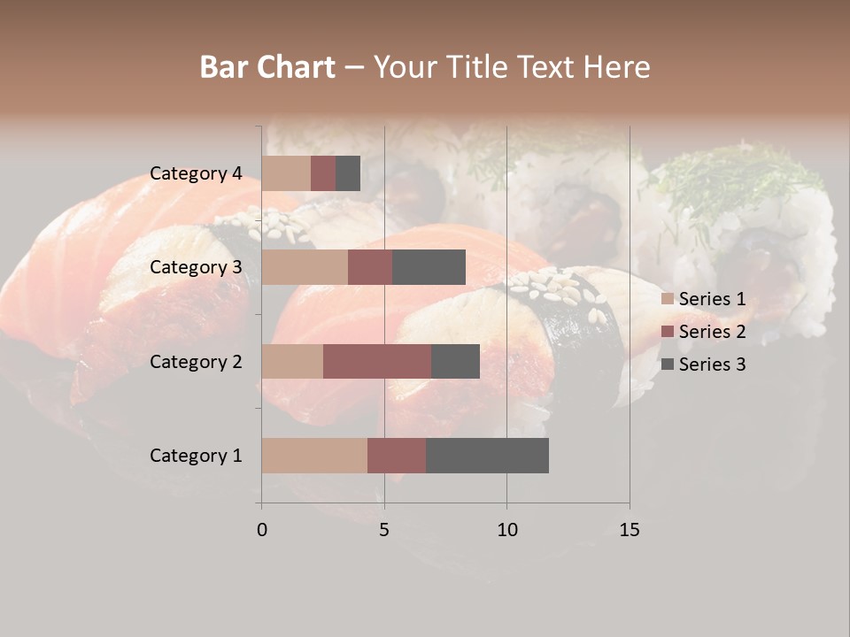 Slice Salmon Oriental PowerPoint Template