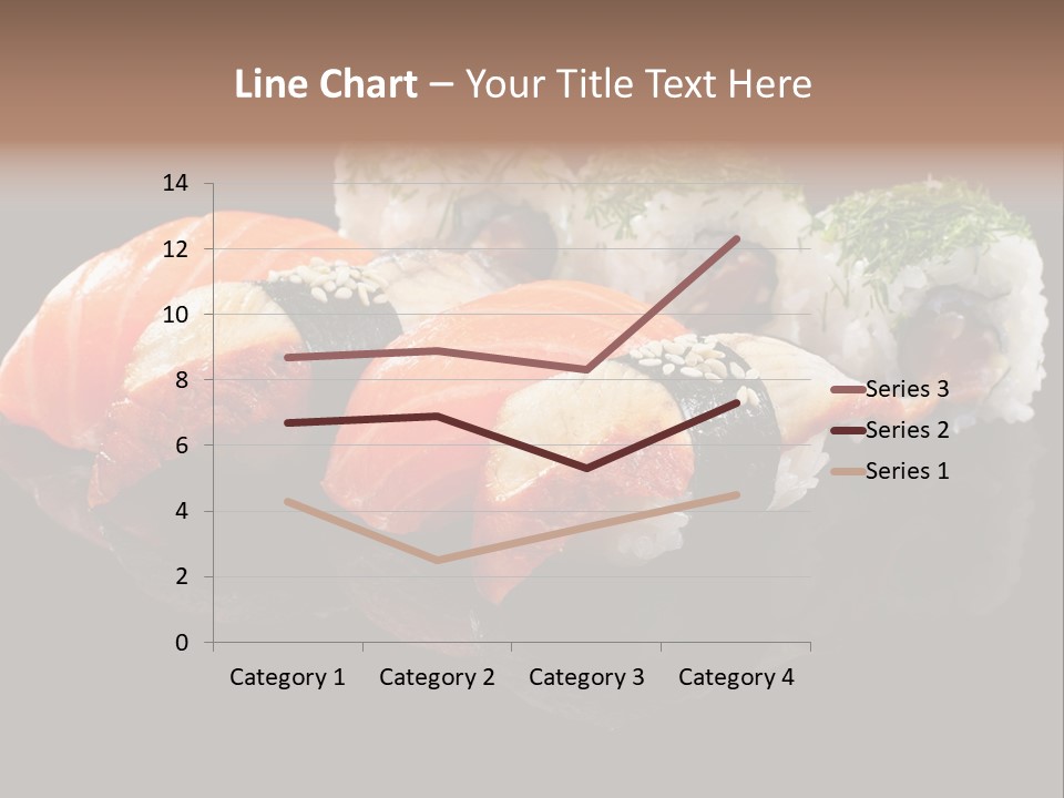 Slice Salmon Oriental PowerPoint Template