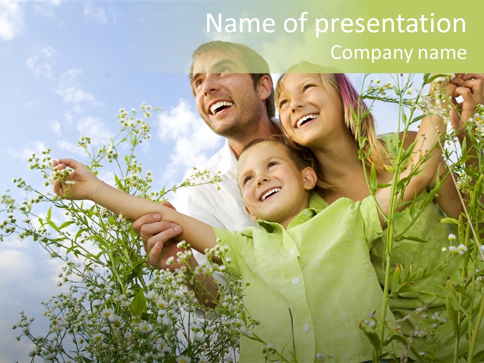 Person Son Beautiful PowerPoint Template